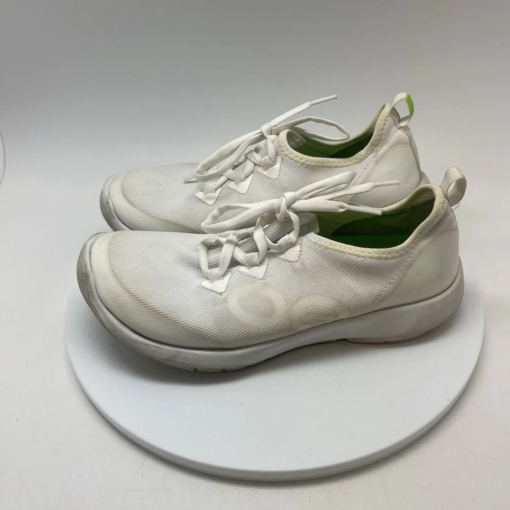 Oofos‎ Oomg Sport LS Shoes Womens 8 White Comfort Recovery Sneakers